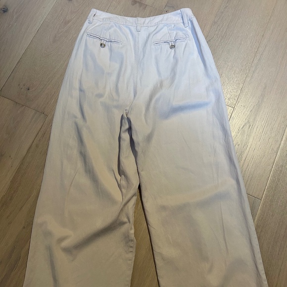 Madewell The Harlow Wide Leg Pleated Pants Size 4 Preppy ~ Office! - Picture 4 of 4